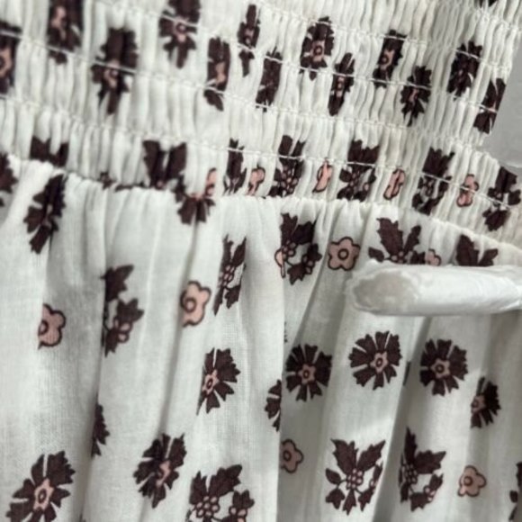 Cleobella White and Brown Midi Dress - Picture 9 of 14